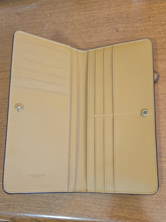 Coach Handbags - Coach Essential Skinny Wallet In Honey Brown